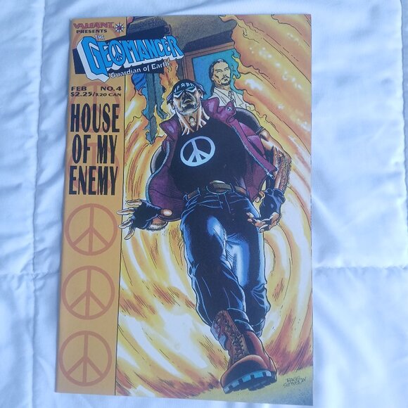 COMIC BOOK THE GEOMANCER GURDIAN OF EARTH NO.4 VALIANT FEBUARY 1995 - Picture 1 of 2